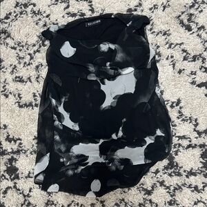 Black and Gray Women's Top